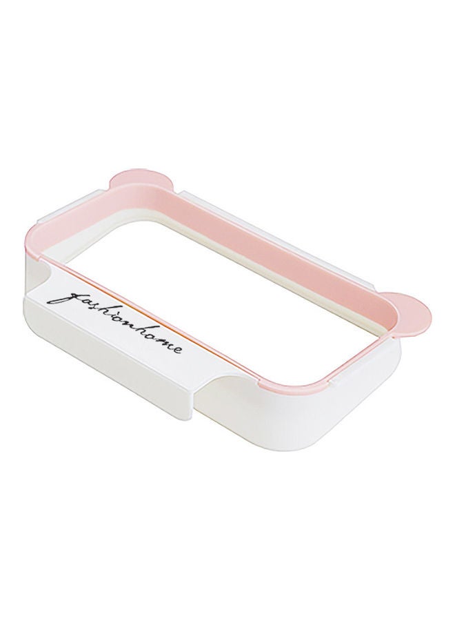 fashionhome Portable Garbage Bag Holder Pink 18.5x12x3.5cm  - Image 1