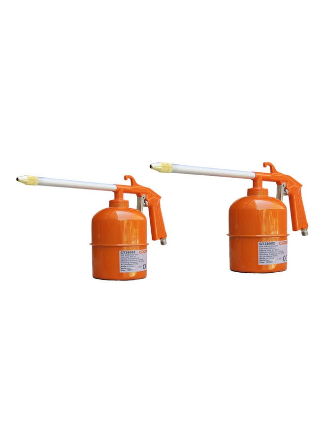 Crown CT38062 2 Piece Washing Spray Gun 5 Bar 900ml Orange 4.5mm Orange 4.5mm  - Image 1