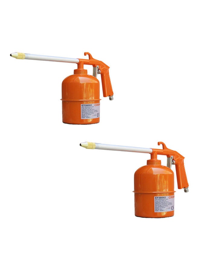Crown CT38062 2 Piece Washing Spray Gun 5 Bar 900ml Orange 4.5mm Orange 4.5mm  - Image 2