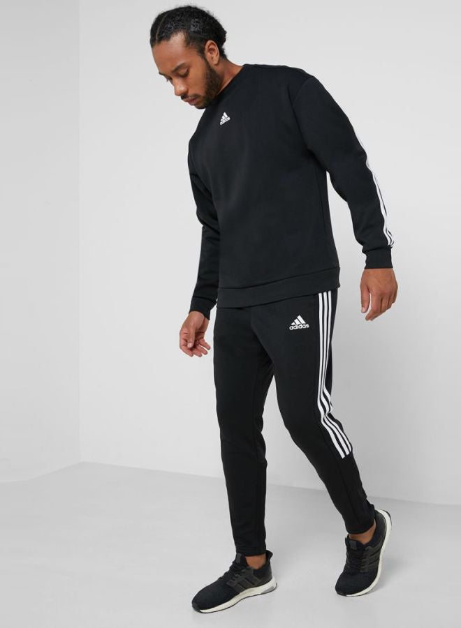 Adidas Must Have 3 Stripe Tiro Sweatpants Black/White - Image 4