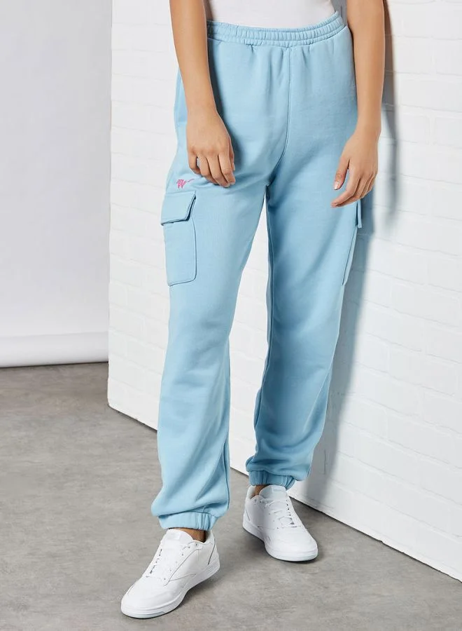 Reebok Classics Wonder Woman Logo Sweatpants Sheer Blue