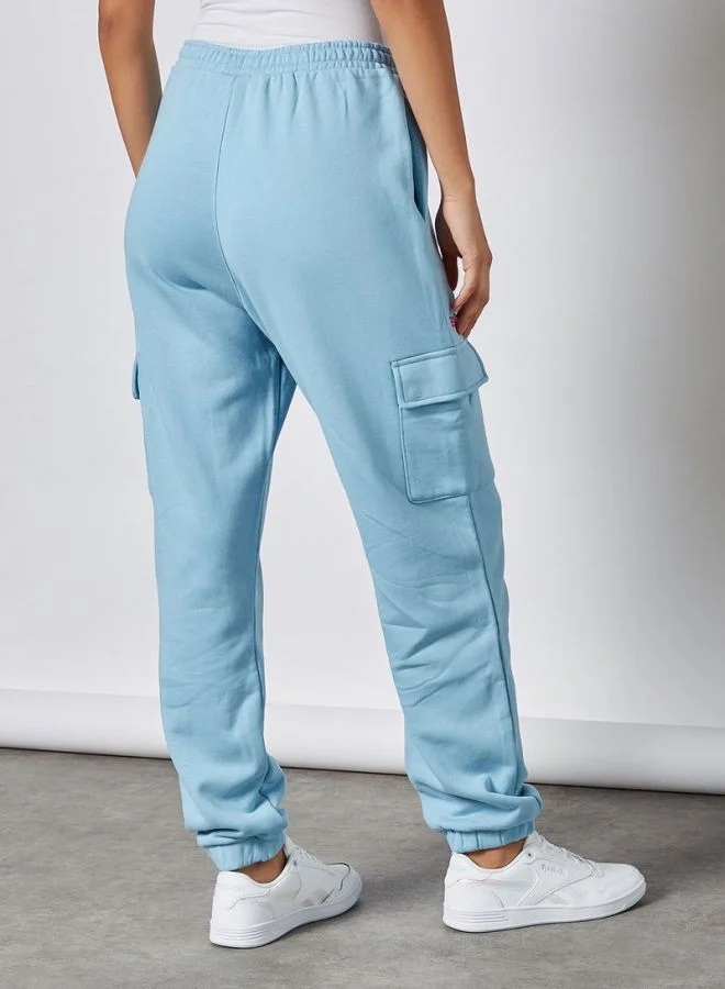 Reebok Classics Wonder Woman Logo Sweatpants Sheer Blue