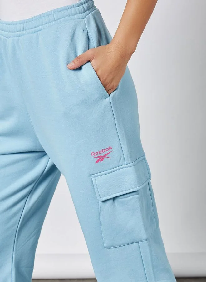 Reebok Classics Wonder Woman Logo Sweatpants Sheer Blue