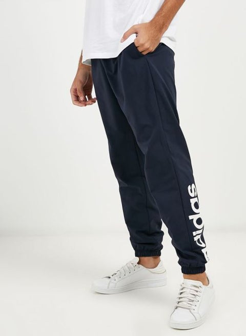 Essentials Linear Tapered Stanford Sweatpants Legend Ink/White