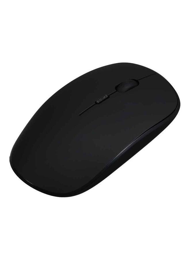 2.4G Wireless 1600DPI Optical Chargeable and Portable Mobile Mouse Black