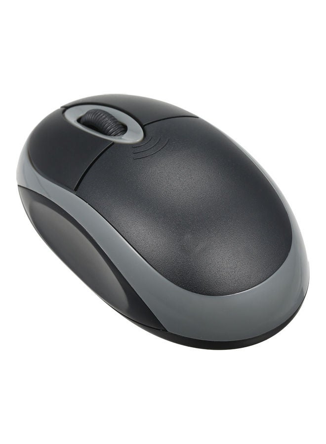2.4G Mini Wireless Optical Portable Mouse Black/Grey - Image 4