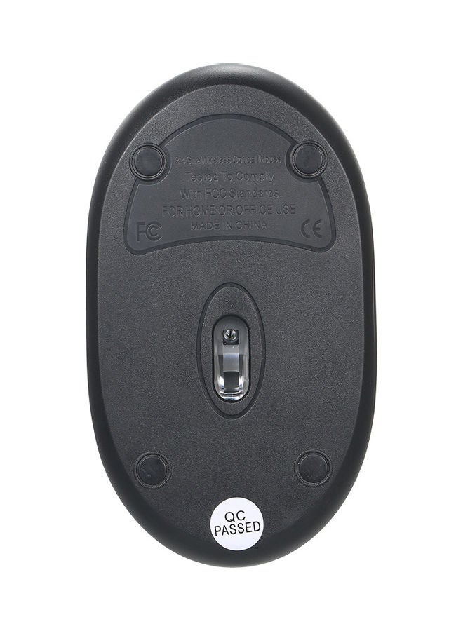 2.4G Mini Wireless Optical Portable Mouse Black/Grey - Image 5