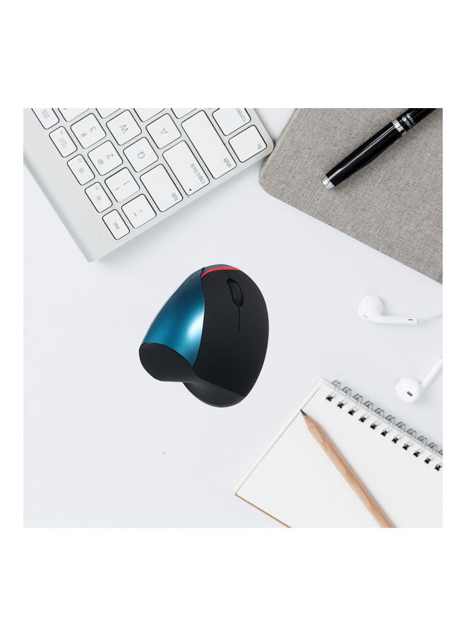 Wired Vertical Mouse Black/Blue/Red - Image 5