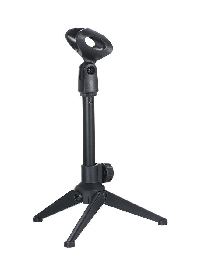 Adjustable Microphone Stand Foldable Stand 360°Rotatable multicolour - Image 5