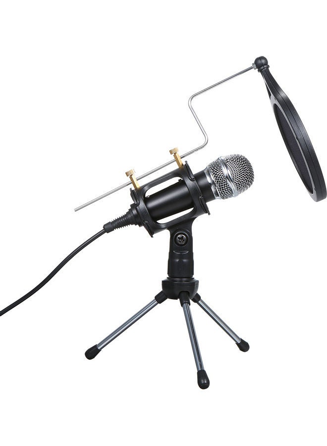 Wired Condenser Microphone Black - Image 4