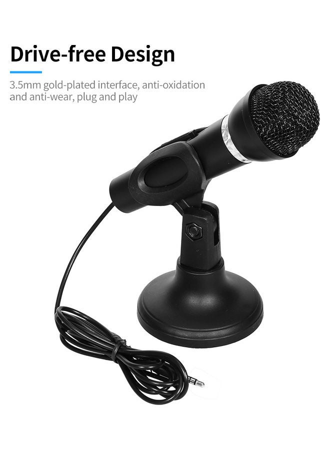 Multi-function Desktop Microphone Black - Image 3