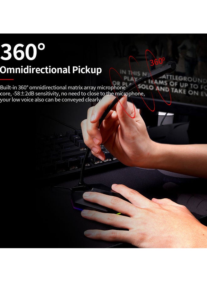 TSP201 Desktop Capacitive Microphone Black - Image 3