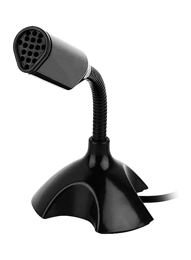 ميكروفون صغير الحجم بدون محرك وبمنفذ USB أسود - Image 1