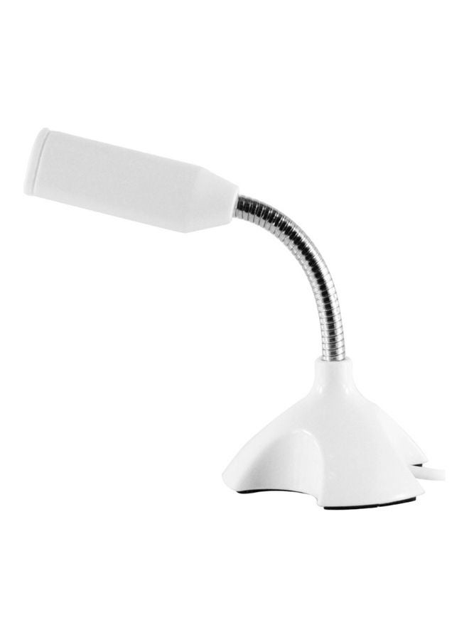 ميكروفون صغير بمنفذ USB يعمل بدون محرك أقراص. أبيض - Image 1