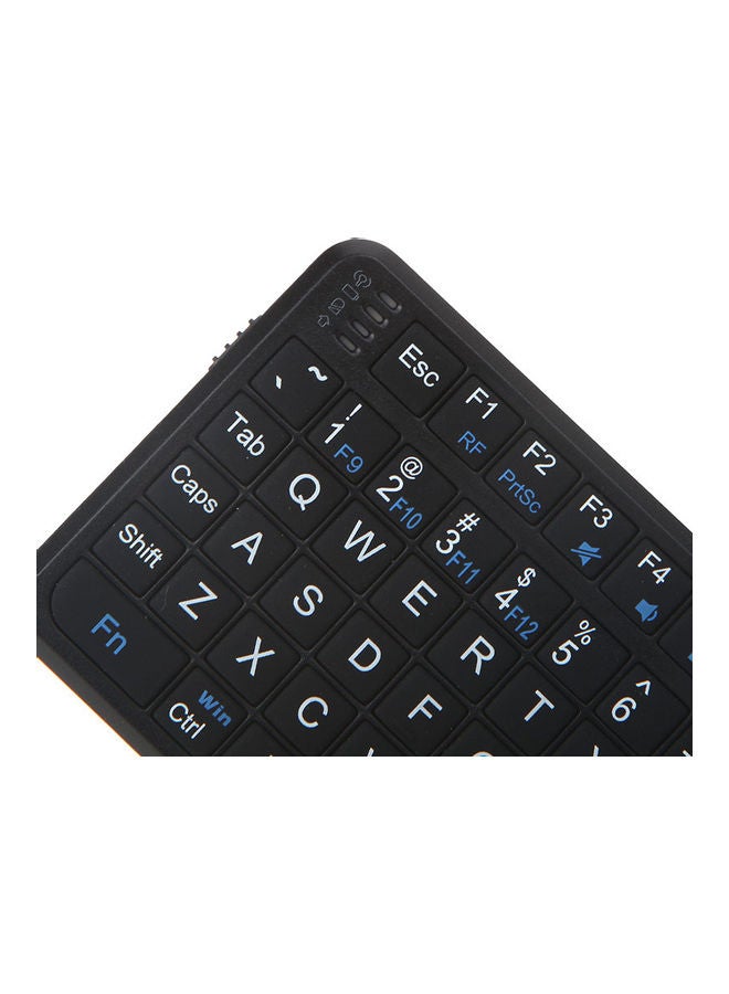 Handheld 2.4G Wireless Keyboard Touchpad Mouse Black