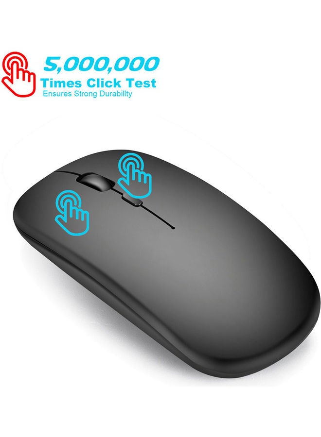 Wireless 2.4G Ultra-Thin Mouse Black - Image 4