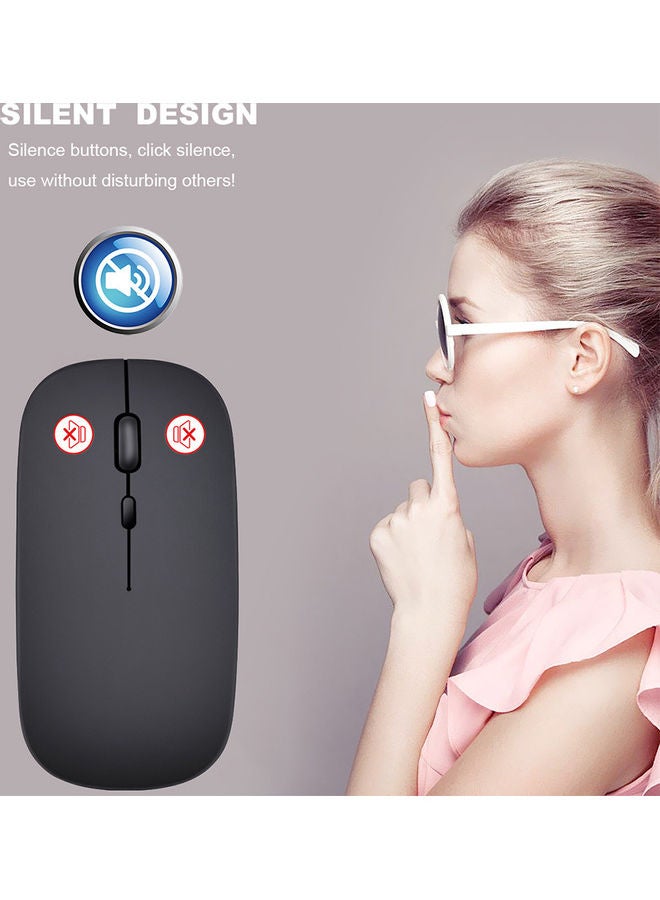 Wireless 2.4G Ultra-Thin Mouse Black - Image 5