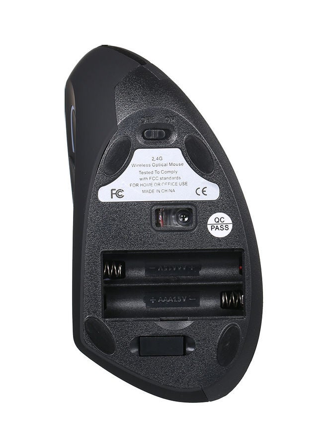 2.4G Wireless Left Handed Vertical Mouse Black - Image 5