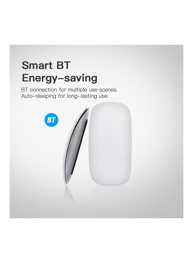 Wireless Bluetooth Mouse With Touch Function White