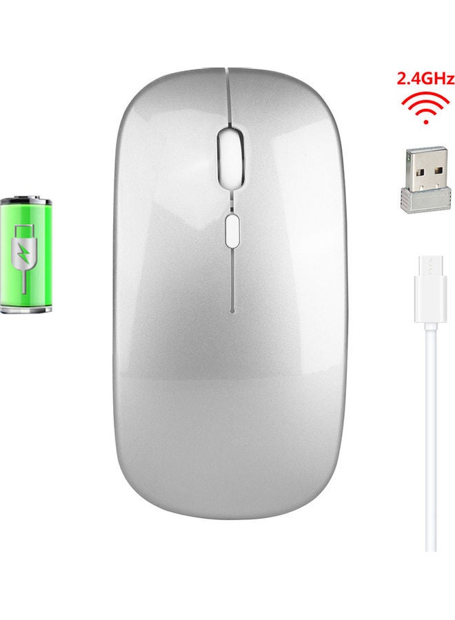 ماوس لاسلكي 2.4G ماوس رقيق صامت محمول - Image 1