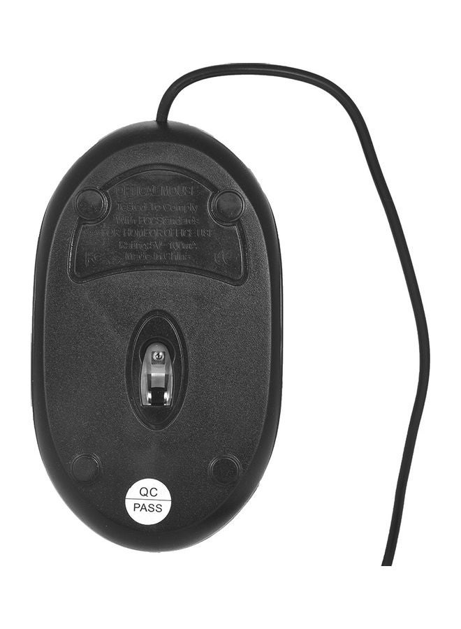 ماوس بصري USB ثلاثي الأبعاد أسود - Image 3