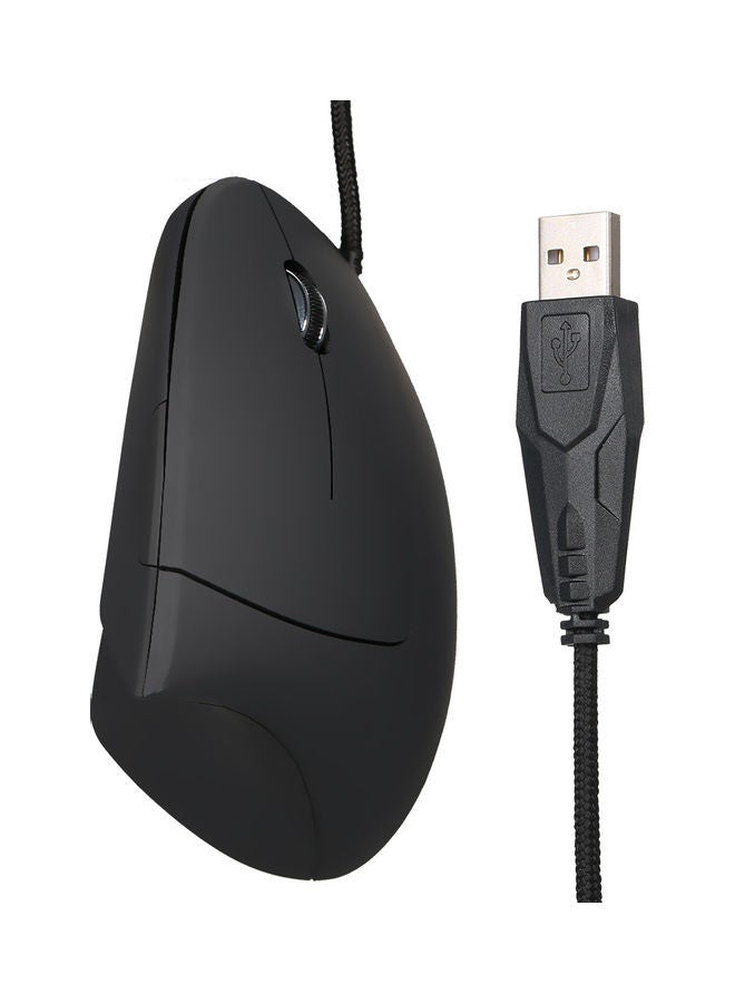 Vertical USB Mouse Black - Image 1