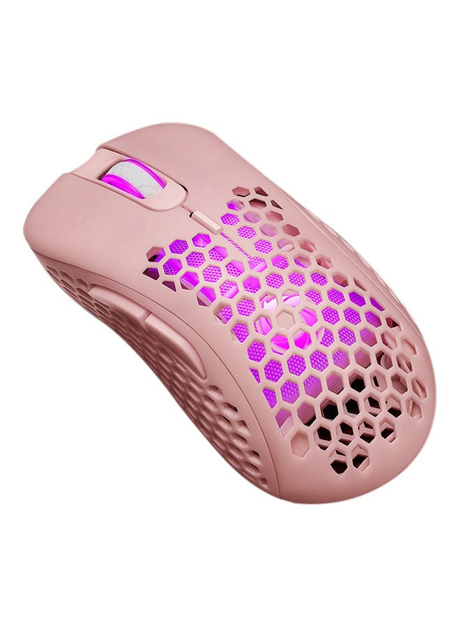Honeycomb Design Mouse Pink