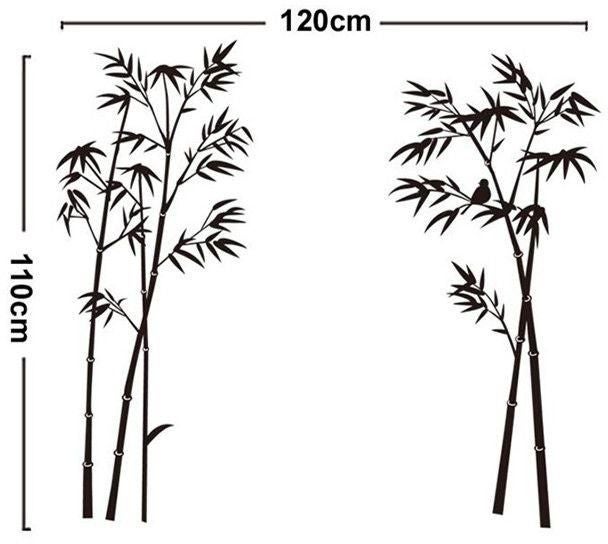 فاست برينت ملصق ديكوري من الفينيل أسود 90x60سم - Image 5