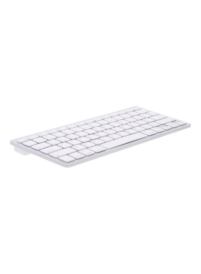 Portable Bluetooth Wireless Keyboard White - Image 1