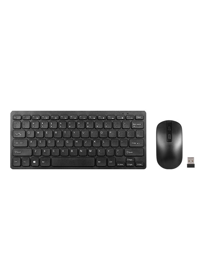 Generic - KM901 Keyboard Mouse Combo 2.4G Wireless Black - Image 1