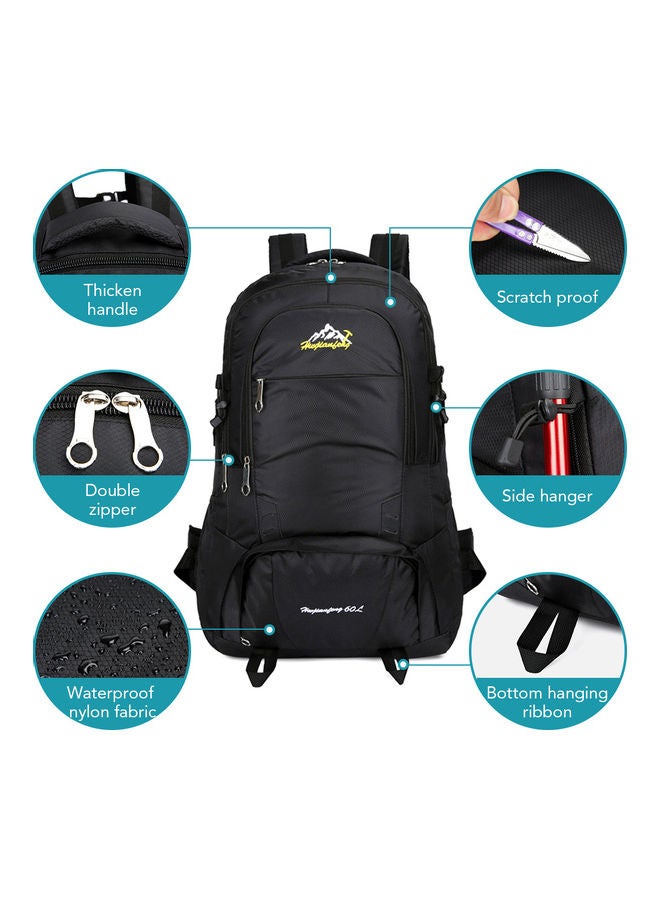Generic 60L Outdoor Waterproof Camping Trekking Backpack Green 18.00*10.00*10.00cm  - Image 2