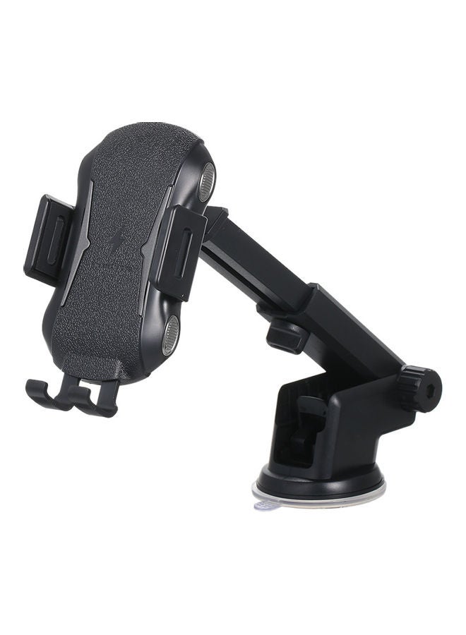 Car Qi Wireless Charger Automatic Clamping Fast Mount Stand with Holder Blue - Image 1