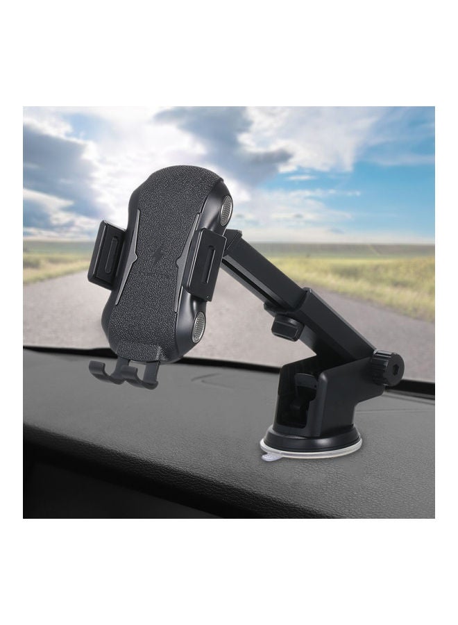 Car Qi Wireless Charger Automatic Clamping Fast Mount Stand with Holder Blue - Image 3