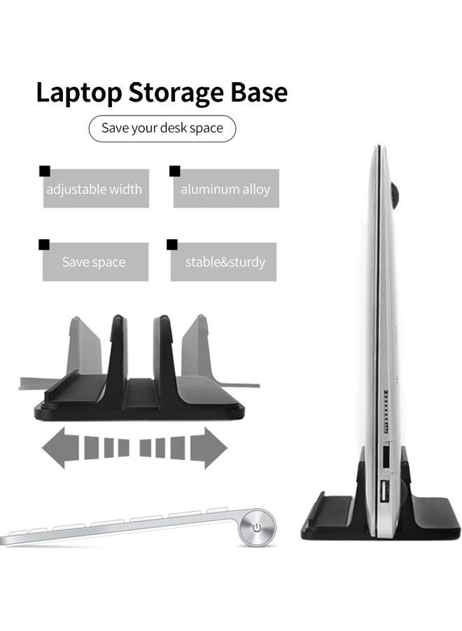 قاعدة عمودية للابتوب. فضي - Image 5