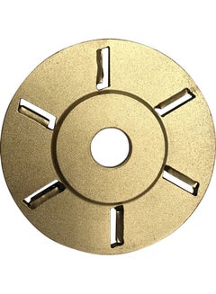 Generic 6-Teeth Power Wood Carving Disc Tool Gold  - Image 1