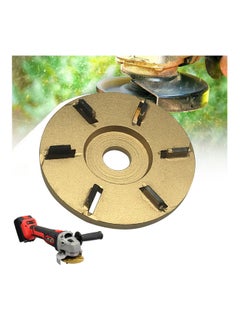 Generic 6-Teeth Power Wood Carving Disc Tool Gold  - Image 5