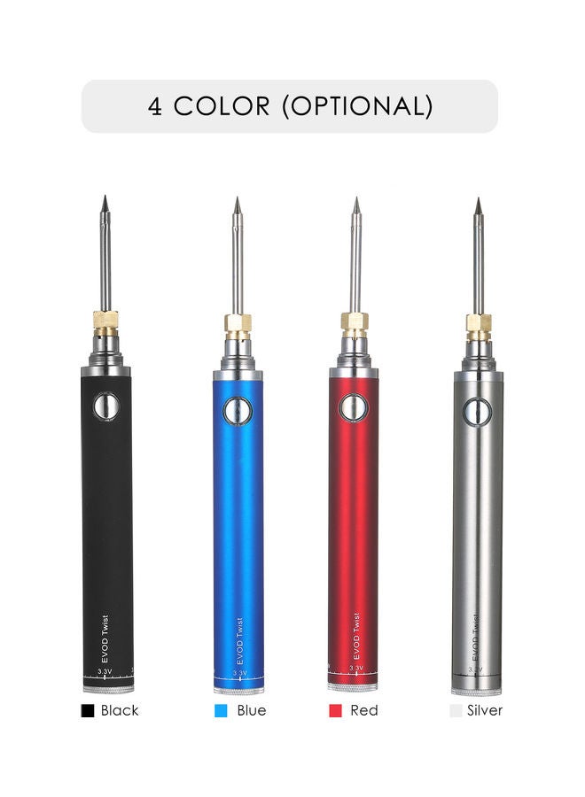 Generic 22 Pieces Electric Soldering Iron And  Portable Welding Pen Charging  USB Electric Soldering Iron Set Screwdriver Set Silver 20*4*11cm  - Image 3
