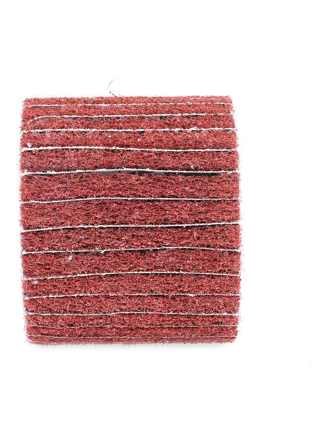 Stainless Steel Wire Fiber Drawing Wheel Red 4.72 x 3.94inch  - Image 3