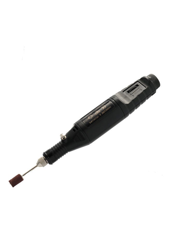 Generic Nail Gel Polish Removing Drill Manicure Machine Black 24x3x16cm 