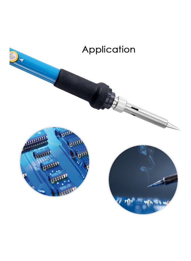 60W Electric Adjustable Temperature Welding Soldering Iron multicolour 27x3.2x6cm - Image 5
