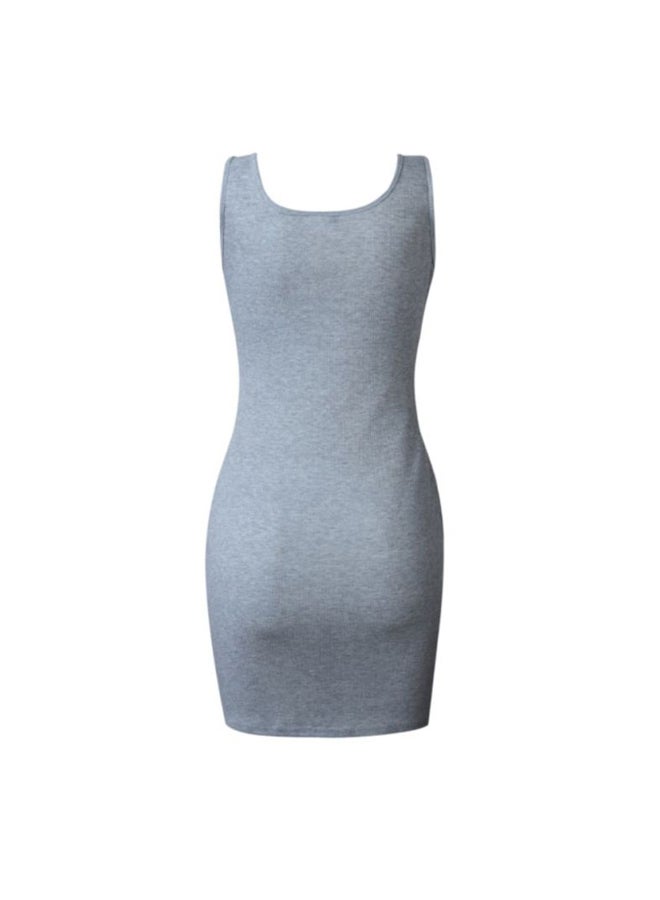 Sharpdo - Sleeveless Dress Grey - Image 1