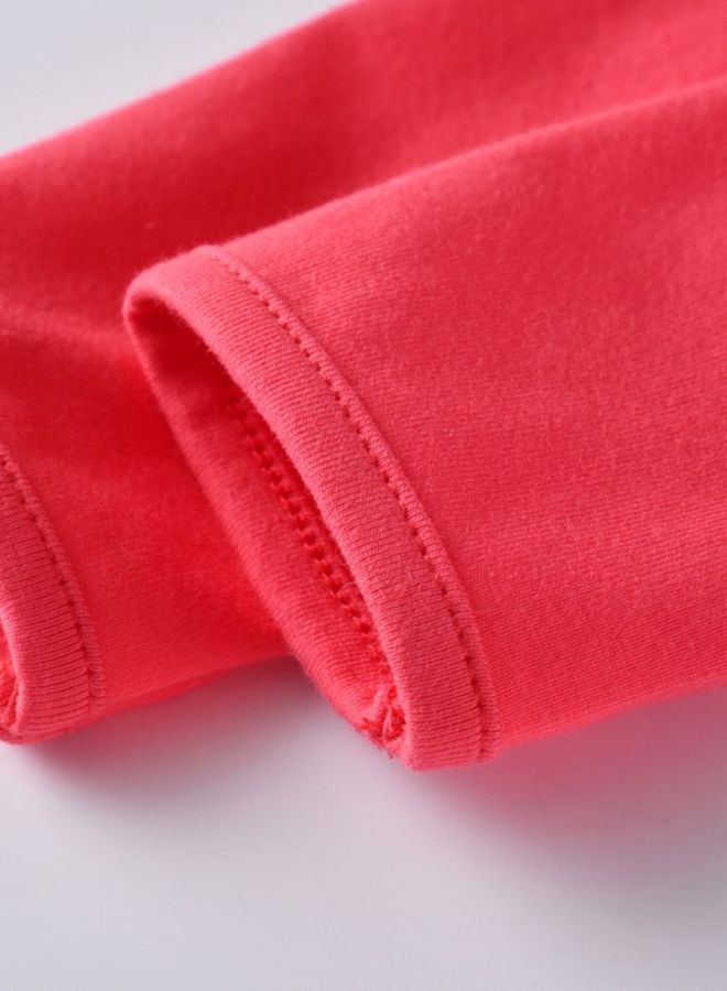 شاربدو طقم فستان من قطعتين أحمر/ رمادي/ أخضر - Image 5