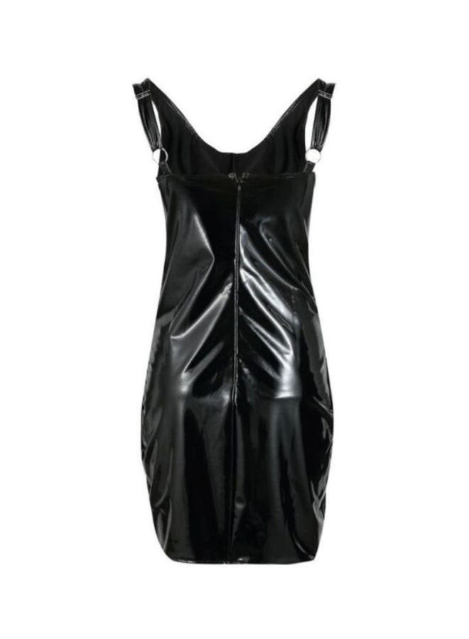 Sharpdo - Sleeveless Mini Dress Black - Image 1