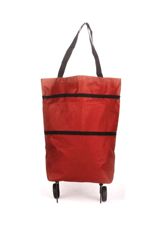 Shopping Cart Reusable Grocery Bag Red 40x3.5x16cm - Image 1