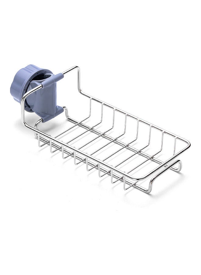 رف تخزين متعدد الوظائف فضي 19.5x7.5x11سم - Image 2