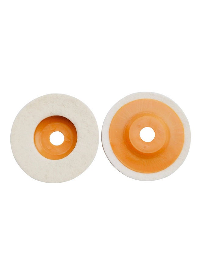 Generic 10 Piece Disc Polishing Buffing Pad Orange 18x10x10cm  - Image 3