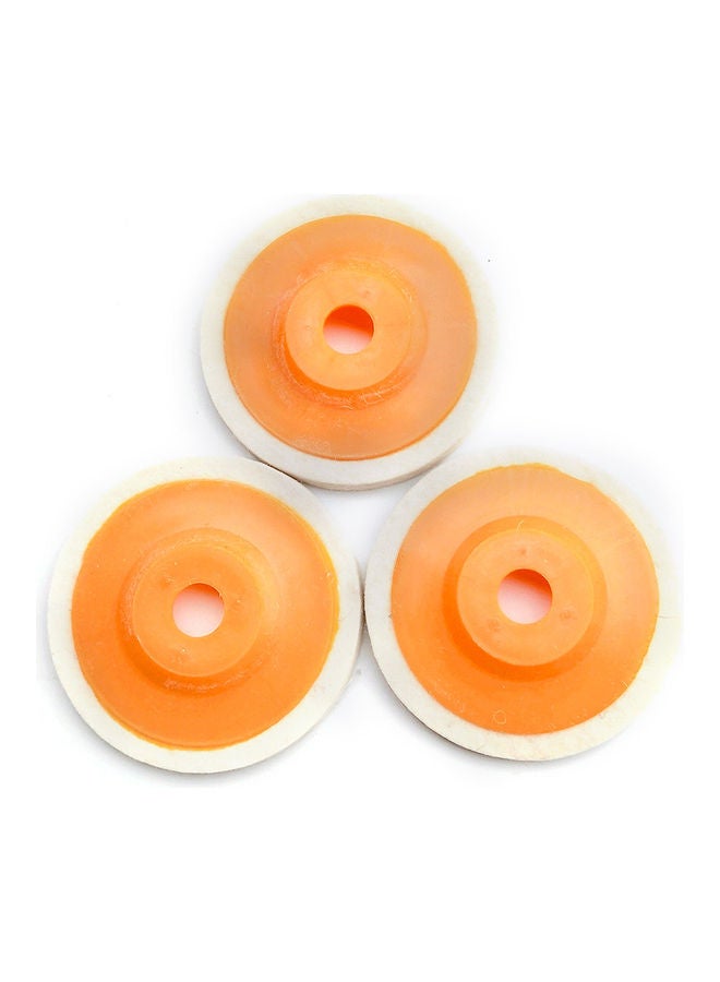 Generic 10 Piece Disc Polishing Buffing Pad Orange 18x10x10cm  - Image 4