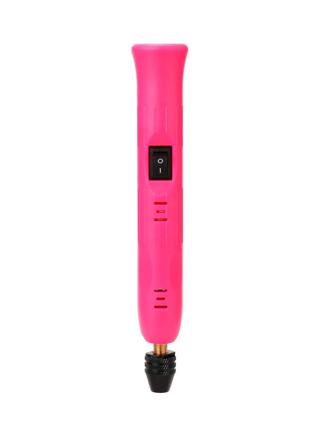 Generic Engraving Pen DIY Polishing Carving Tool Rose Red/Black 18 x 4 x 5.5cm  - Image 2