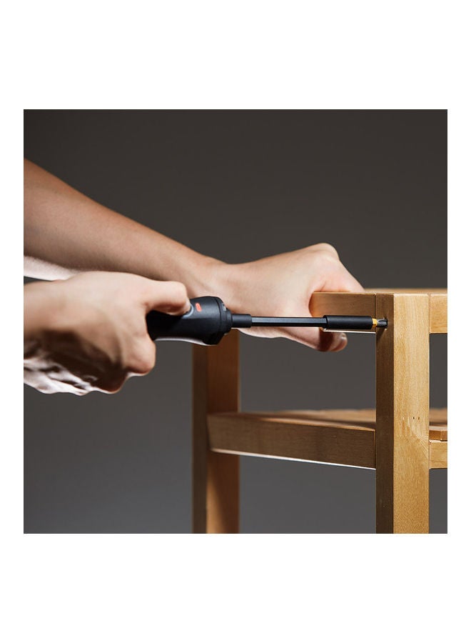 Electric Power Dual Dynamic Screwdriver Black 18.5 x 6 x 6cm