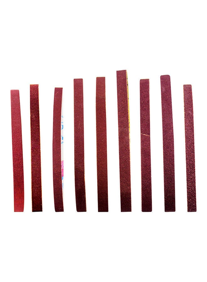 10-Piece Sanding Belt Set Brown  - Image 3